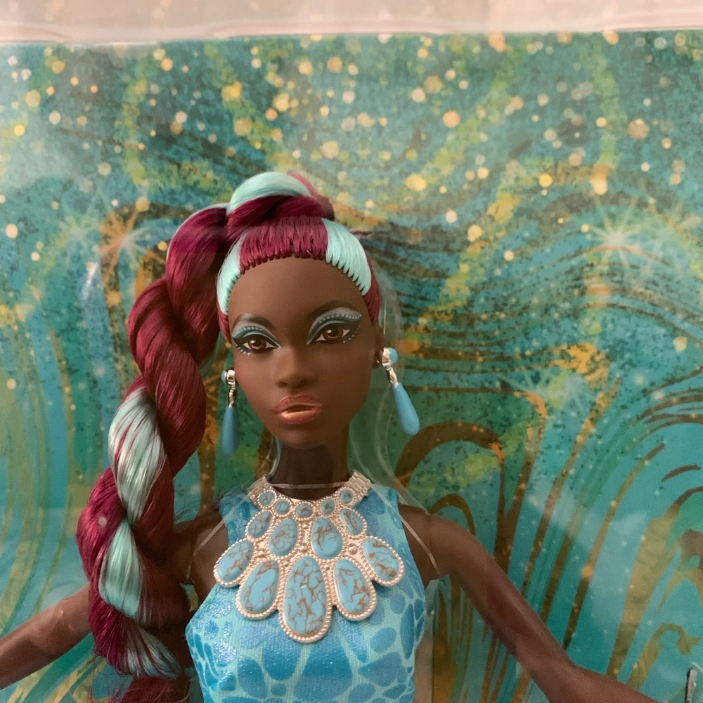 Barbie Gemstone Fantasy Collection Doll - Blue and Silver - Picture 3 of 5